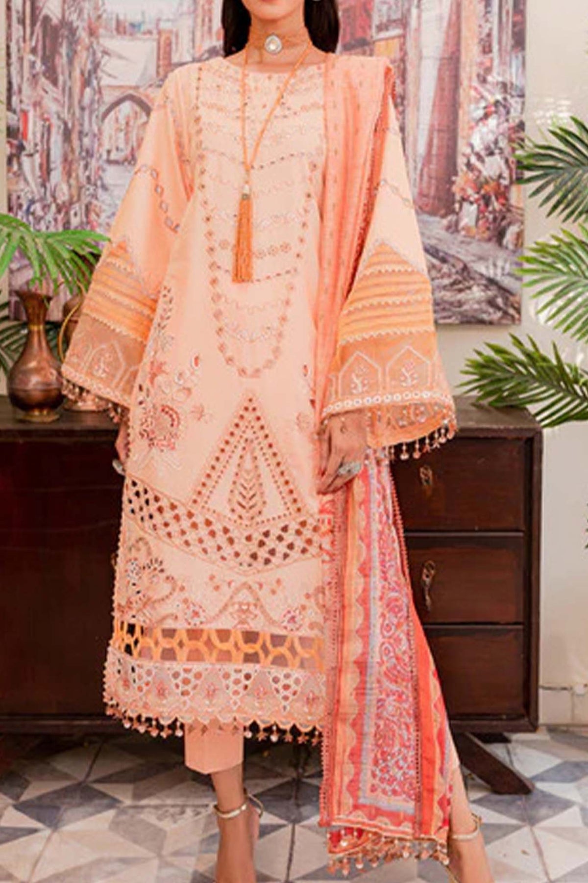 Nuray e Nazar by Parishay Unstitched 3 Piece Eid Lawn Collection'2023-NEE-03