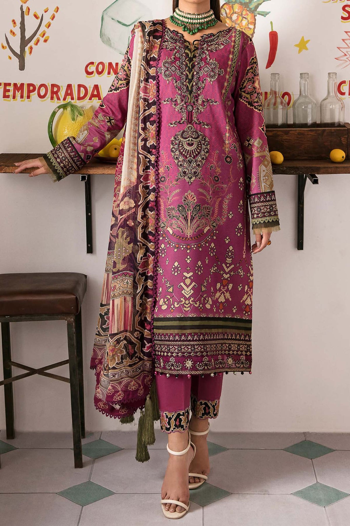Gulaal Unstitched 3 Piece Lawn Vol-02 Collection'2023-04-Mariana