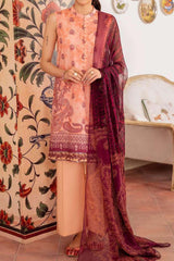 Cross Stitch Unstitched 3 Piece Premium Eid Lawn Collection'2023-24-Vibrant Fleck