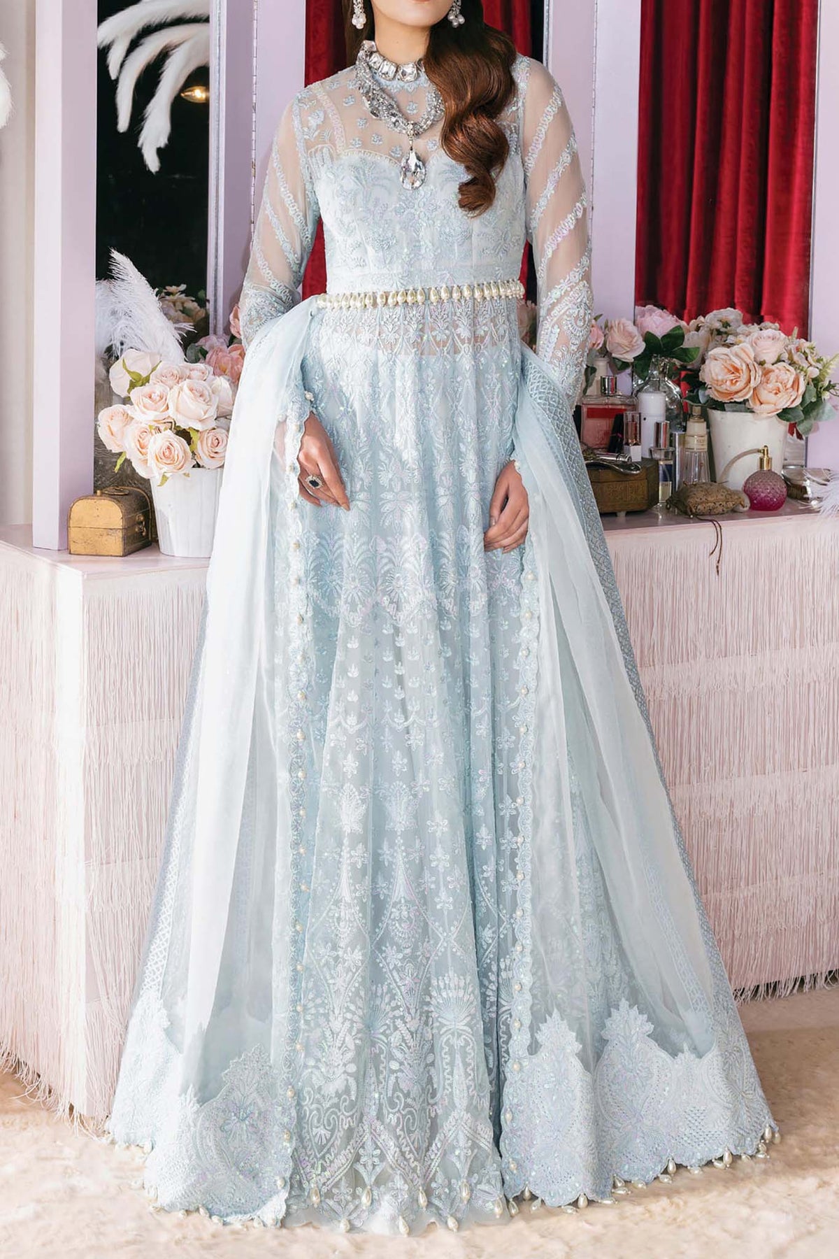Starlet by Afrozeh Unstitched 3 Piece Luxury Collection'2023-Asos-V1-10