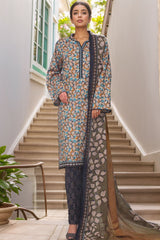 Bin Saeed Stitched 3 Piece Printed Cotton Vol-01 Collection'2025-WC-2364-Multi
