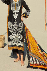 Maryam Hussain Unstitced 3 Piece Luxury Lawn Vol-02 Collection'2023-D-04