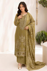 Dastan by Ramsha Unstitched 3 Piece Formals Vol-05 Suit-T-508-Mehndi