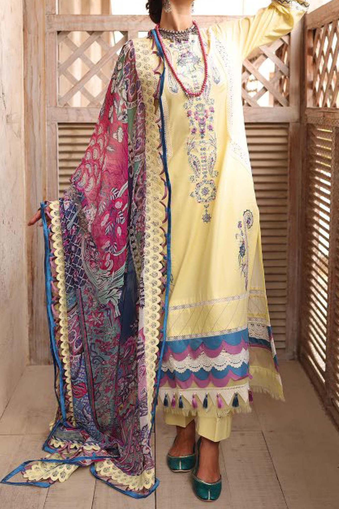 Ombre by Jade Unstitched 3 Piece Lawn Vol-02 Collection'2022-OC-20007