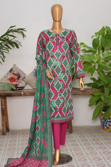 Vital Prints By HZ Unstitched 3 Piece Digital Printed Lawn Collection'2025-VPS-09-UNS