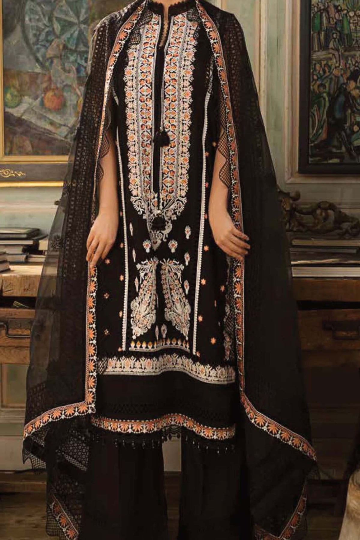 Sobia Nazir Unstitched 3 Piece Luxury Lawn Collection'2023-D-05-B