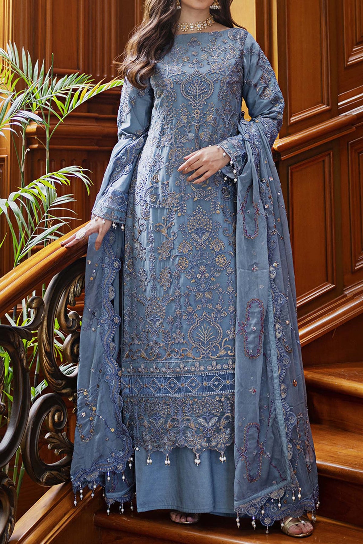 Ishq e Atish by Emaan Adeel Unstitched 3 Piece Luxury Chiffon Collection'2023-AT-04-Rumeysa