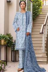 Bin Saeed Stitched 3 Piece Printed Cotton Vol-01 Collection'2025-WC-2365-Ferozi