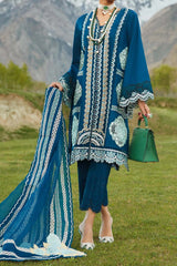 Crimson Unstitched 3 Piece Luxury Lawn Collection'2023-D-07-A-Medley of Lace