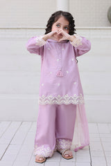 Maya By Shanzey Stitched 3 Piece Emb Cambric Suit-SHK-7206