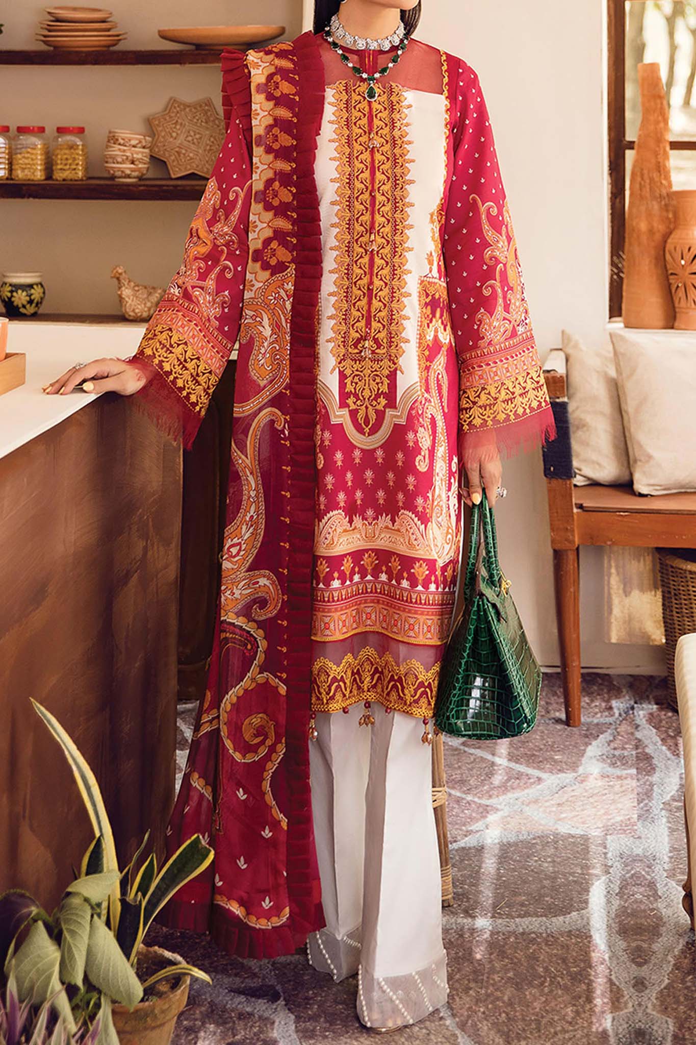 Gulaal Unstitched 3 Piece Festive Lawn Vol-02 Collection'2022-07-Sabinah