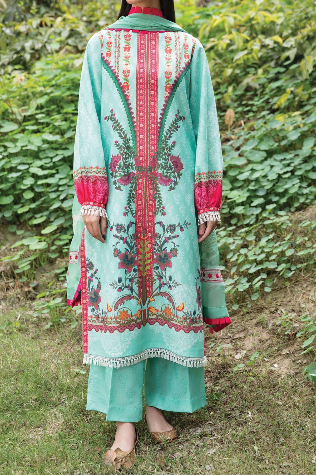 Bahaar Ayzel by Afrozeh Unstitched 3 Piece Printed Lawn Collection'2023-AZL-23-V1-02