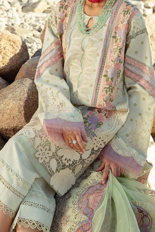 Maryam Hussain Unstitced 3 Piece Luxury Lawn Vol-02 Collection'2023-D-02