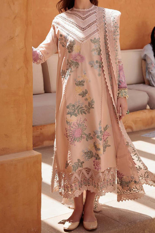 Rezene by Republic Unstitched 3 Piece Summer Lawn Vol II Collection'2023-D-08-A