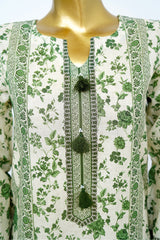 Bin Saeed Stitched 3 Piece Exclusive Printed Lawn Vol-13 Suit-LSM-3246-CREAM