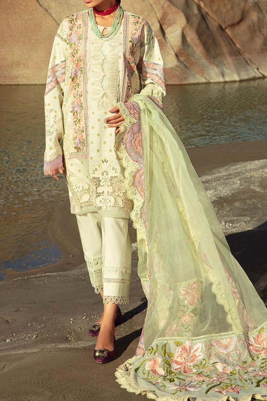 Maryam Hussain Unstitced 3 Piece Luxury Lawn Vol-02 Collection'2023-D-02