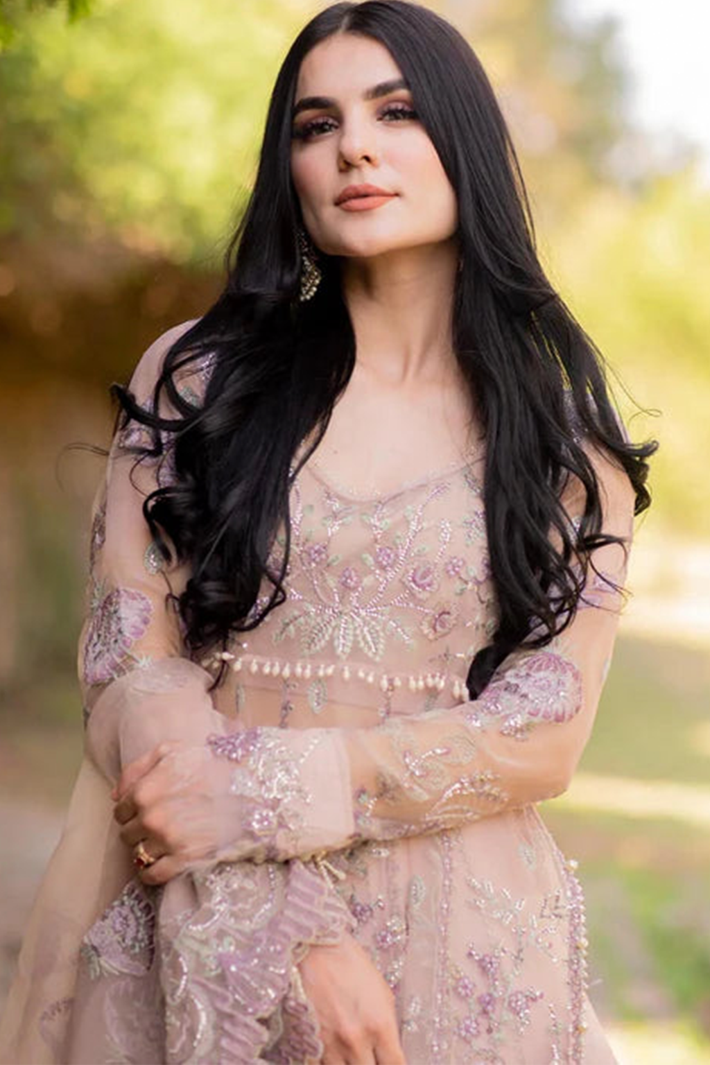 Meeral Unstitched 3 Piece Luxury Formals Pret Collection'2025-Zaira - MS-23-D005 - Meeral Luxe