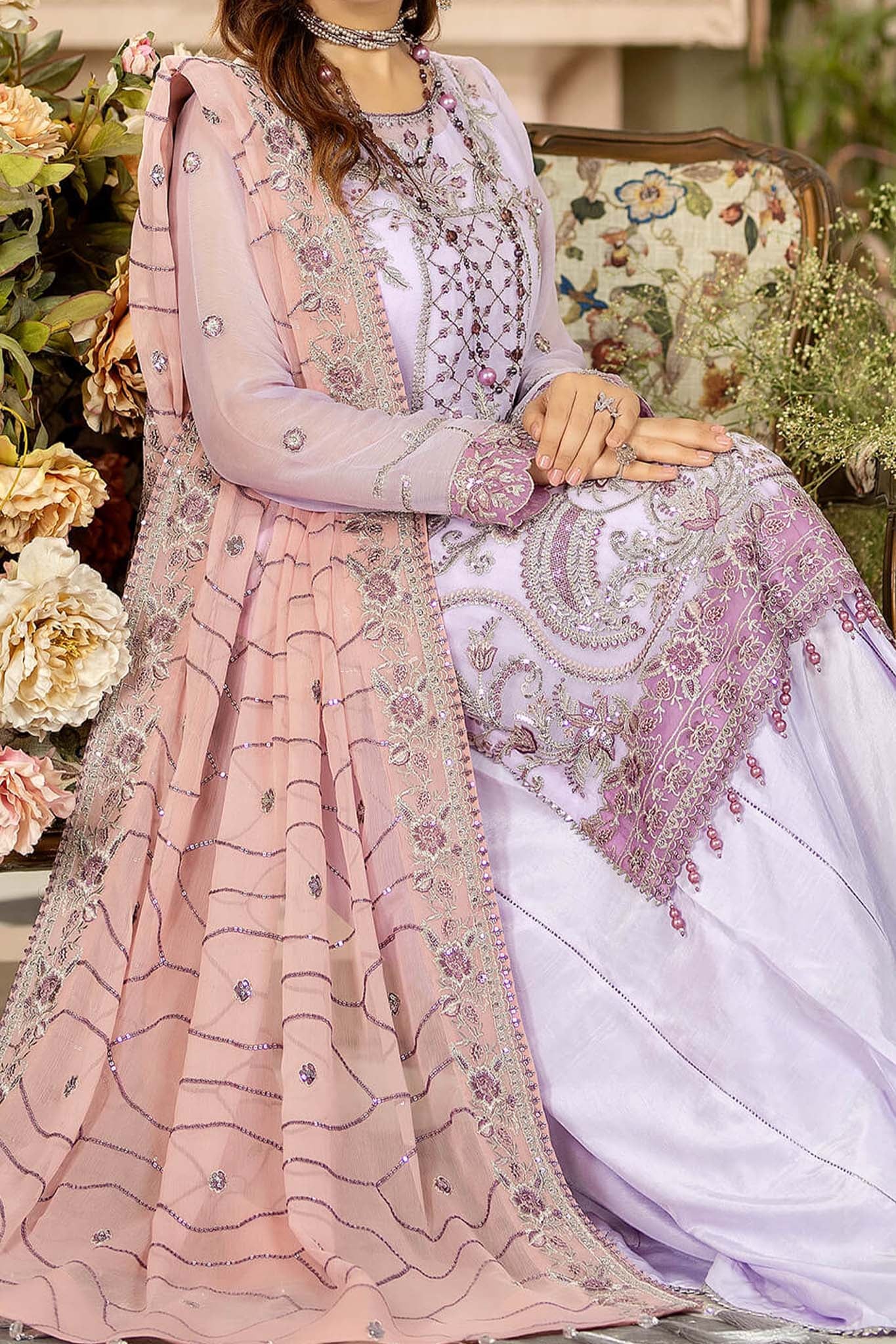 Majestic by Imrozia Premium Baagh Unstitched 3 Piece Formals Collection'2023-M-46