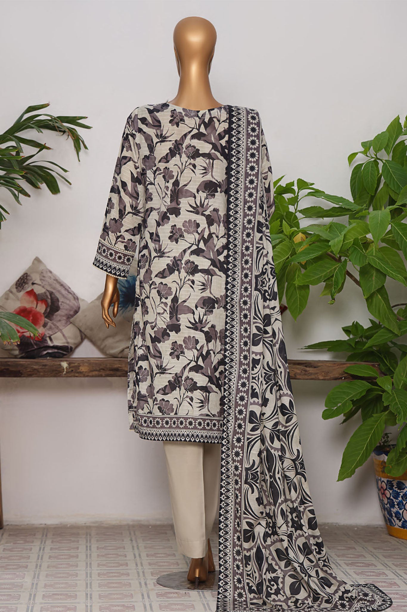 Vital Prints By HZ Unstitched 3 Piece Digital Printed Lawn Collection'2025-VPS-07-UNS