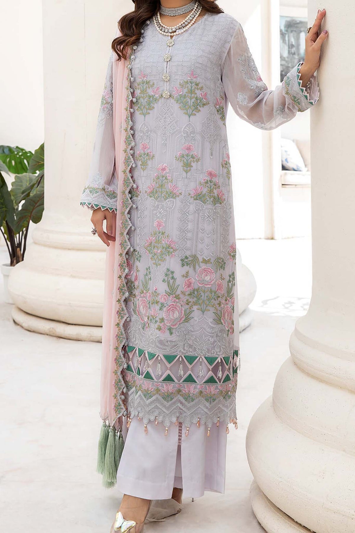 Naqsh Majestic by Imrozia Unstitched 3 Piece Formals Collection'2023-M-51-Cecilia