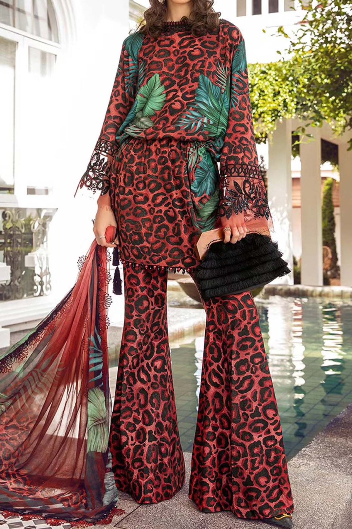 M Prints by Maria.B Unstitched 3 Piece Fall Edition'2023-MPT-1907-A