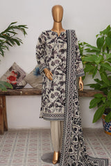 Vital Prints By HZ Unstitched 3 Piece Digital Printed Lawn Collection'2025-VPS-07-UNS