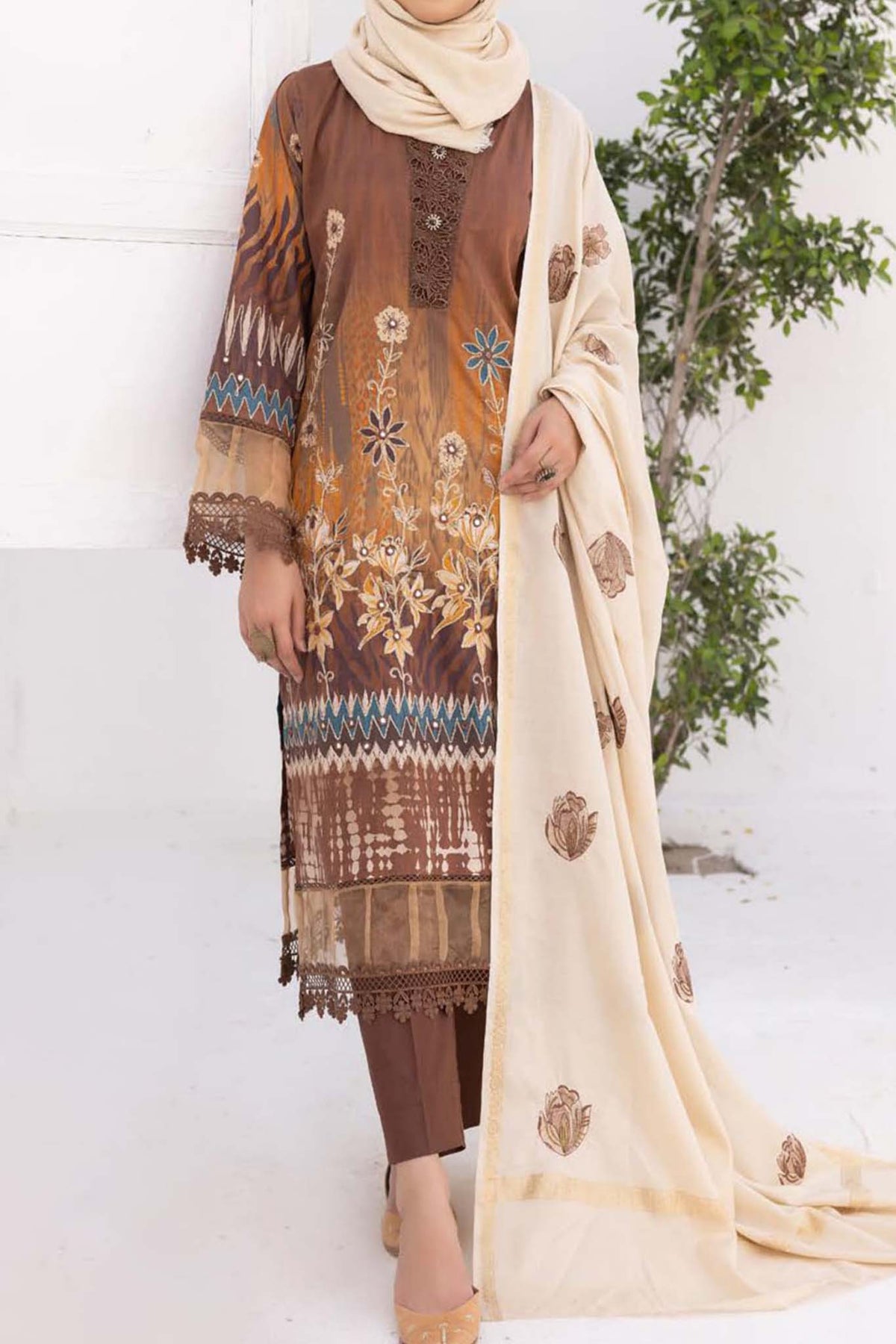 Fadilah by Gul e Zarki Unstitched 3 Piece Lawn Collection'2023-FG-11