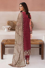 Minhal By Ramsha Unstitched 3 Piece Luxury Organza Vol-13 Collection'2025-M-1308