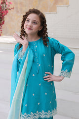 Maya By Shanzey Stitched 3 Piece Emb Cambric Suit-SHK-7205