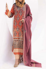 Fadilah by Gul e Zarki Unstitched 3 Piece Lawn Collection'2023-FG-10