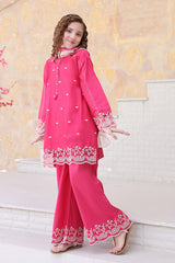 Maya By Shanzey Stitched 3 Piece Emb Cambric Suit-SHK-7204