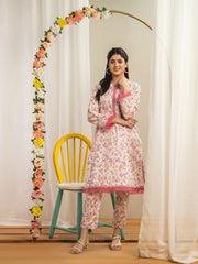 Ahlam 2 Piece Floral Printed Co-Ord Set Collection'2024