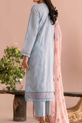 Zarif Unstitcehd 3 Piece Embroidered Eid Lawn Collection'2023-ZEL-07-Hailey