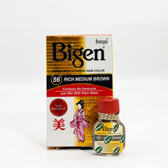 Bigen Permanent Powder Hair Color–Rich-Medium-Brown (Pack of 6)