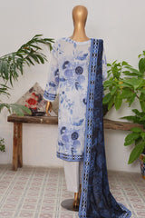 Vital Prints By HZ Unstitched 3 Piece Digital Printed Lawn Collection'2025-VPS-04-UNS