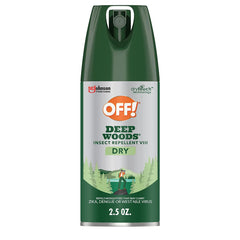 Off Deep Woods Insect Repellent Viii Dry Spray, 2.5 Oz