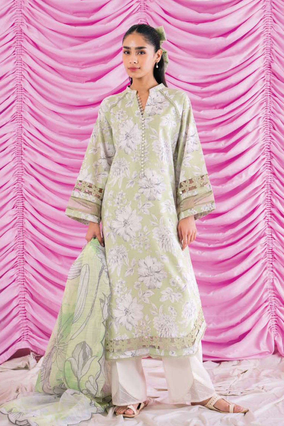 Rinesa by Ayzel Unstitched 3 Piece Lawn Vol-03 Collection'2024-AZL-11-Erin