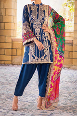 Zainab Chottani Unstitched 3 Piece Eid Luxury Lawn Collection'2023-ZC-05-B
