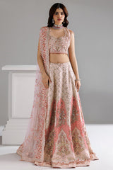 Ramsha Unstitched 3 Piece Luxury Formals Wedding Edit Vol-06 Suit-H-605