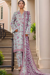 Bin Saeed Stitched 3 Piece Printed Cotton Vol-01 Collection'2025-WC-2376-Mint