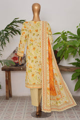 Vital Prints By HZ Unstitched 3 Piece Digital Printed Lawn Collection'2025-VPS-03-UNS