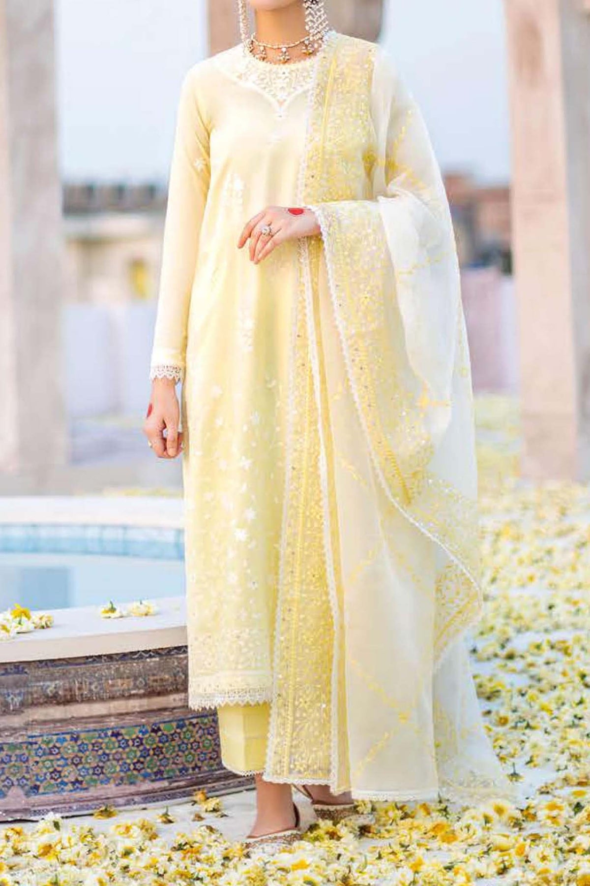 Cross Stitch Unstitched 3 Piece Premium Eid Lawn Collection'2023-13-Summer Breeze