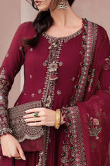 Maria B Sateen Unstitched 3 Piece Fall Collection'2023-CST-08