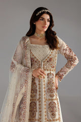 Ramsha Unstitched 3 Piece Luxury Formals Wedding Edit Vol-06 Suit-H-604