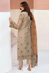 Minhal By Ramsha Unstitched 3 Piece Luxury Organza Vol-13 Collection'2025-M-1305