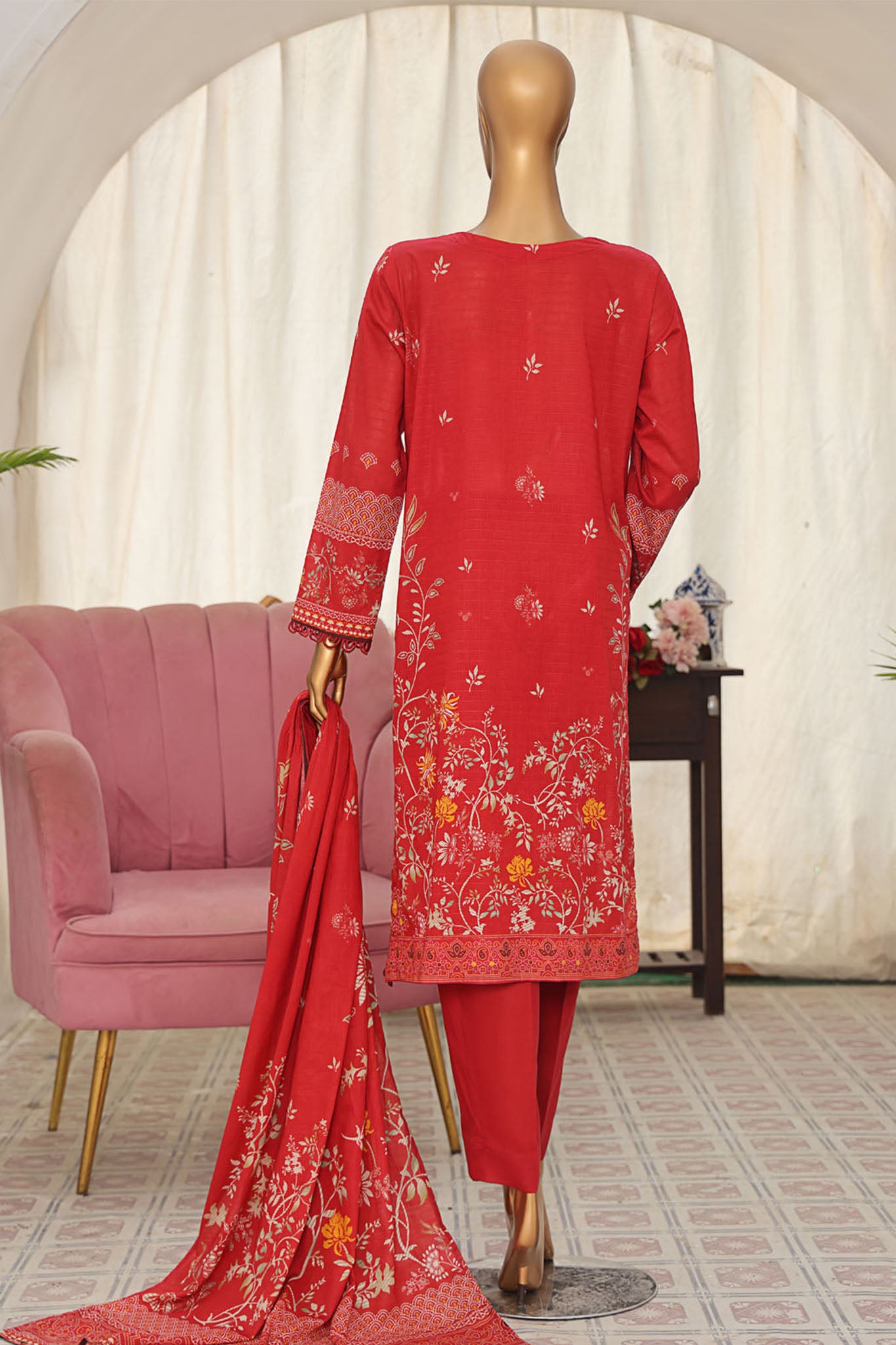 Vital Prints By HZ Unstitched 3 Piece Digital Printed Lawn Collection'2025-VPS-01-UNS