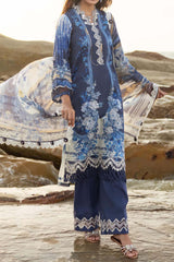 Elaf Unstitched 3 Piece Signature Emb Lawn Collection'2023-ESC-04-B