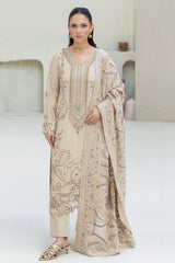 Dastan by Ramsha Unstitched 3 Piece Formals Vol-05 Suit-T-502-Skin