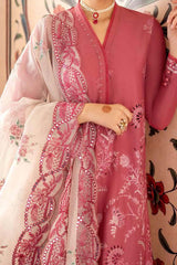 Cross Stitch Unstitched 3 Piece Premium Eid Lawn Collection'2023-08-Arnit Blush