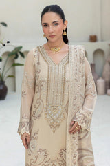 Dastan by Ramsha Unstitched 3 Piece Formals Vol-05 Suit-T-502-Skin